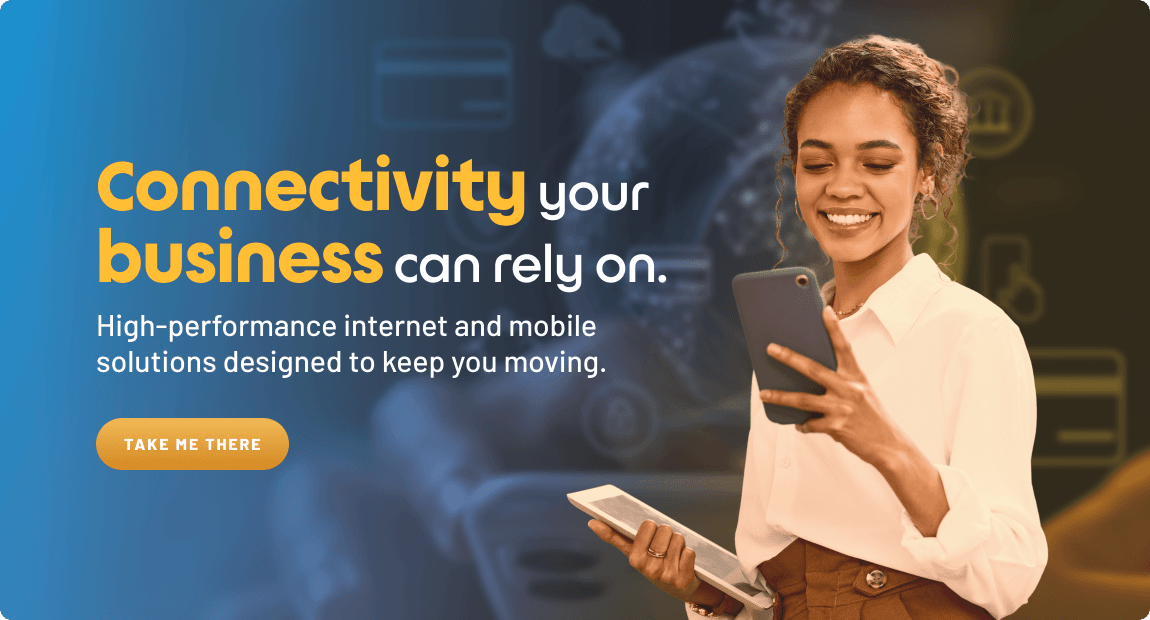 Flow business telecom solutions Curacao homepage banner mobile connectivity